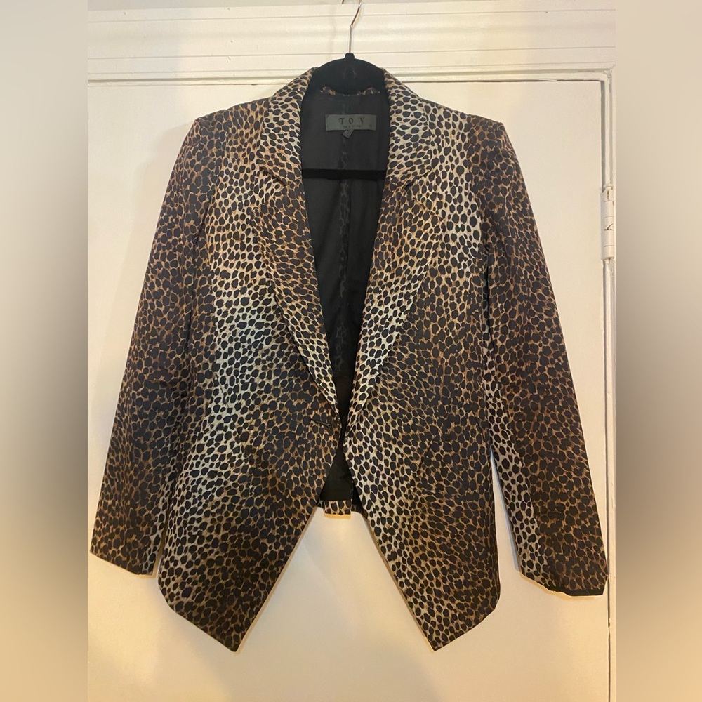 TOV Holy Vintage Leopard Blazer - small